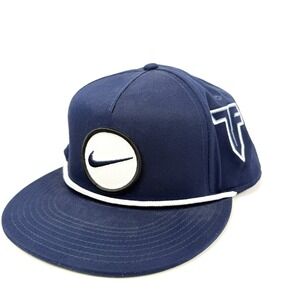 Nike Golf Hat Tony Finau PGA Golf Rope Blue Snapback Cap 1 Size Adjustable